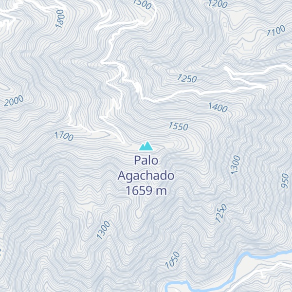 Map of Palo Agachado