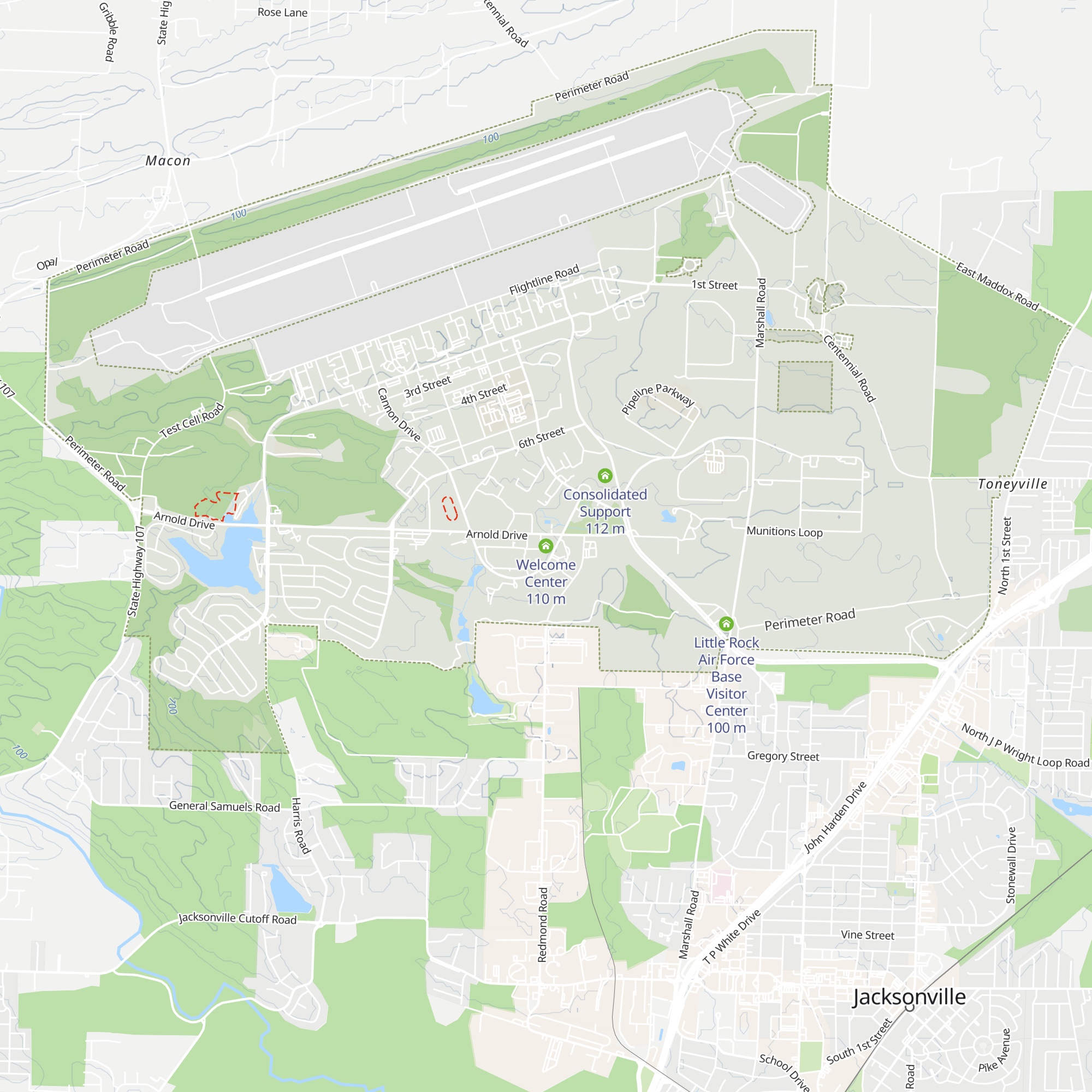 Welcome Center map