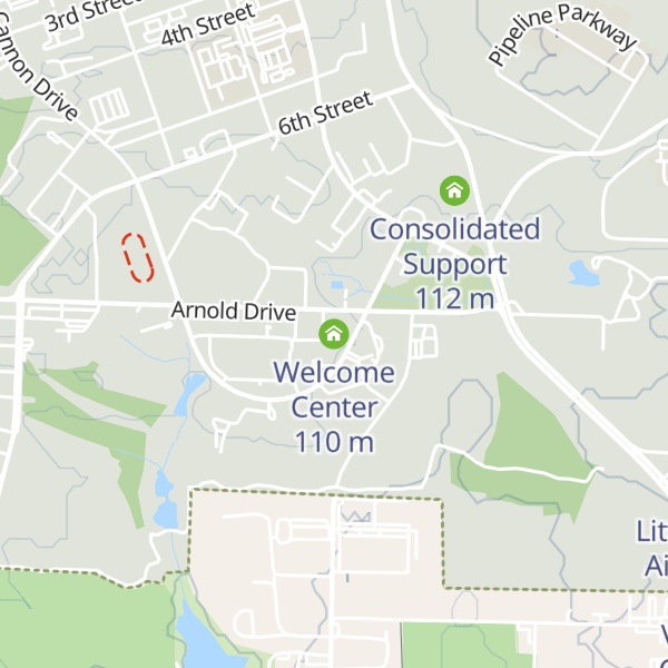 Map of Welcome Center