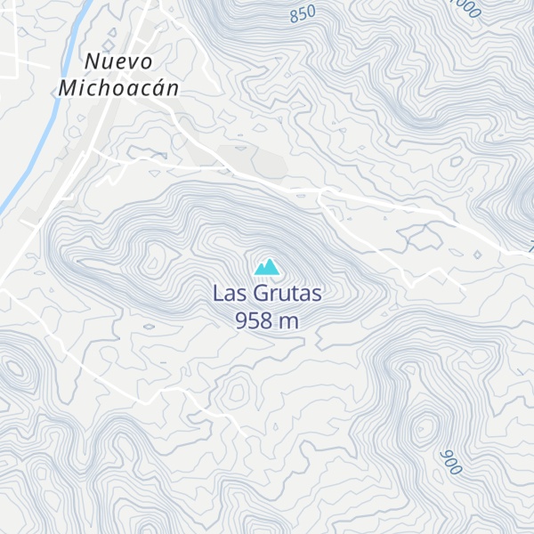 Map of Las Grutas