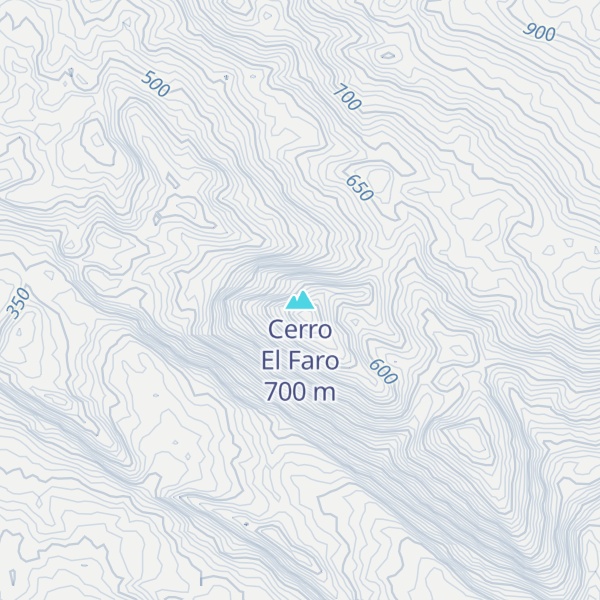 Map of Cerro El Faro