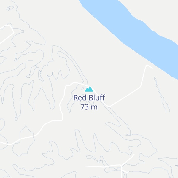 Map of Red Bluff
