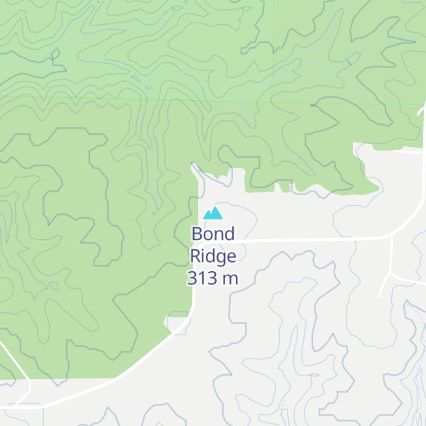 Map of Bond Ridge