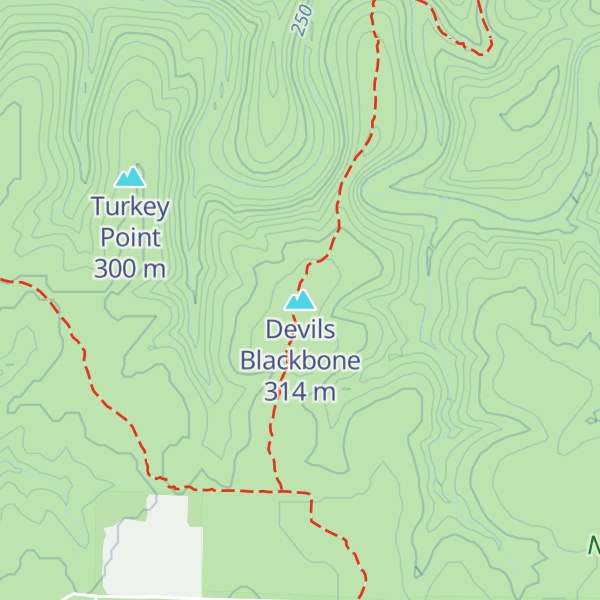 Map of Devils Blackbone