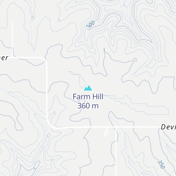 Map of Farm Hill