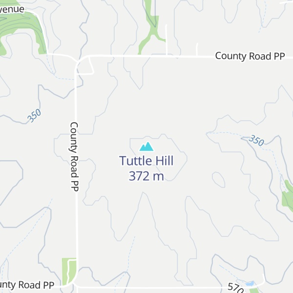 Map of Tuttle Hill