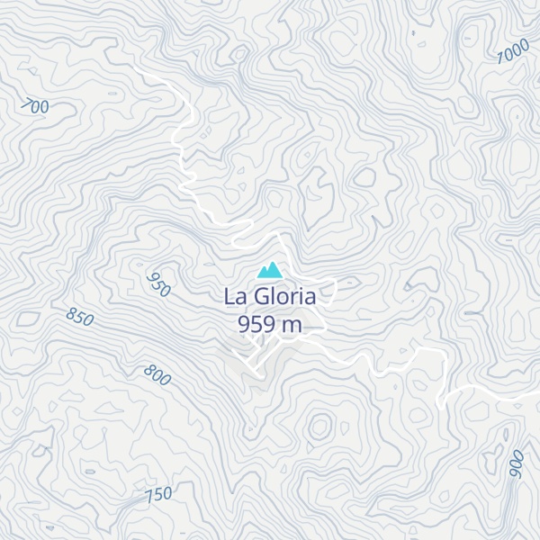 Map of La Gloria