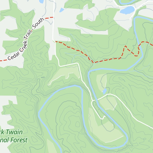Map of Devils Backbone