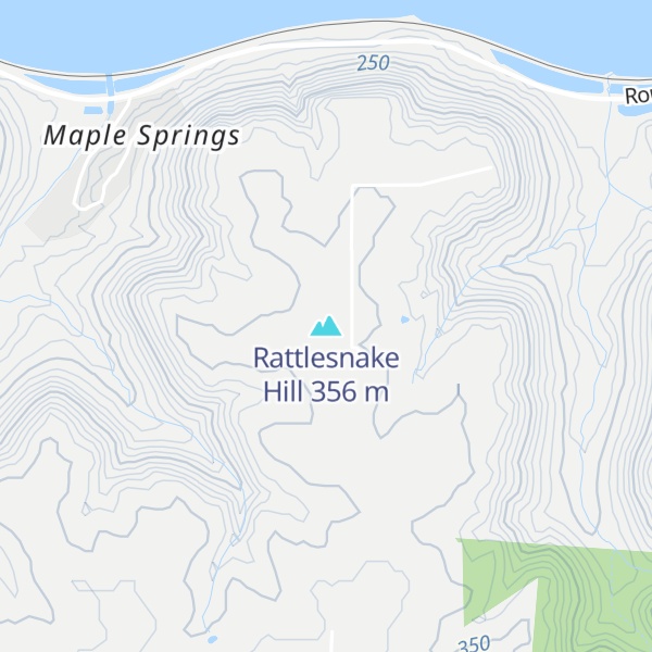 Map of Rattlesnake Hill