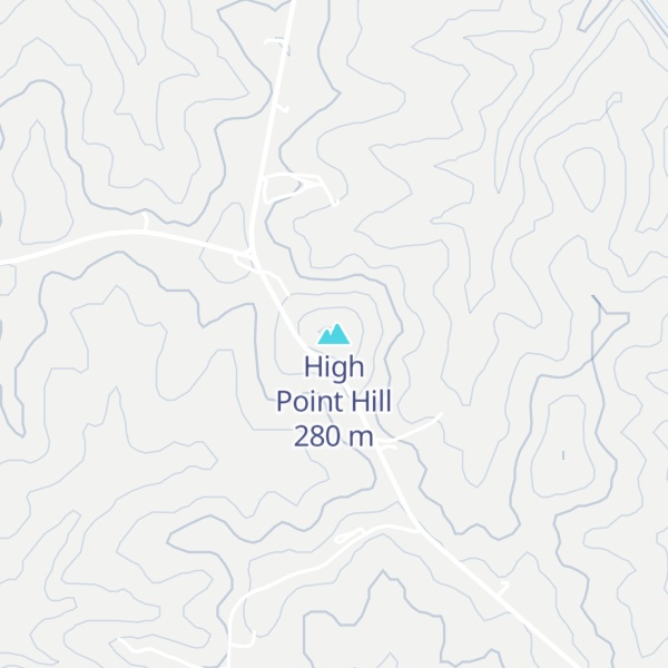 Map of High Point Hill
