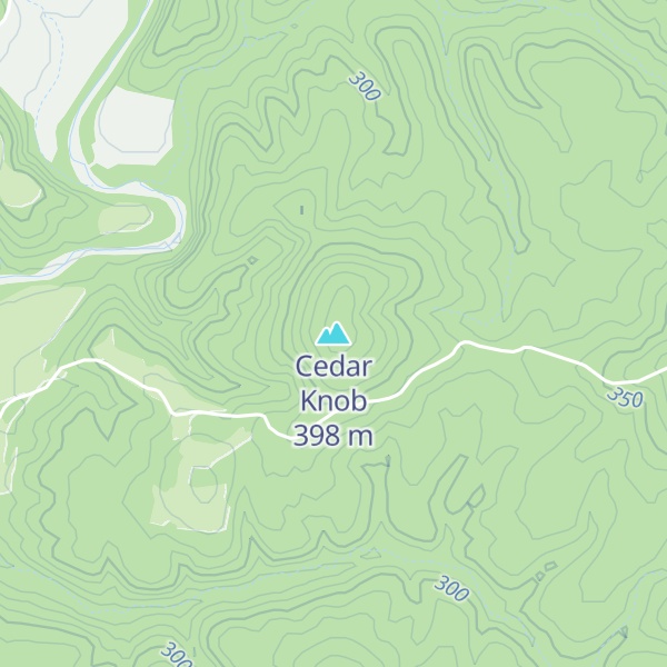 Map of Cedar Knob