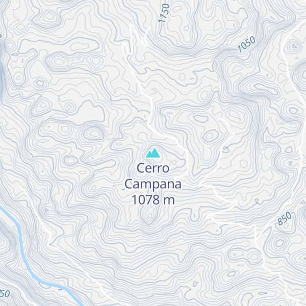 Map of Cerro Campana