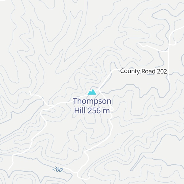 Map of Thompson Hill