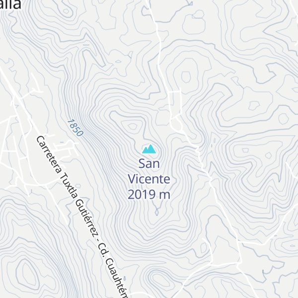 Map of San Vicente