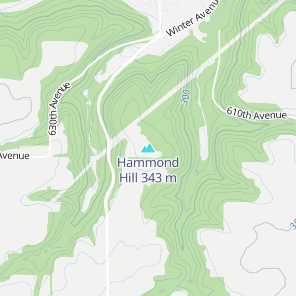 Map of Hammond Hill