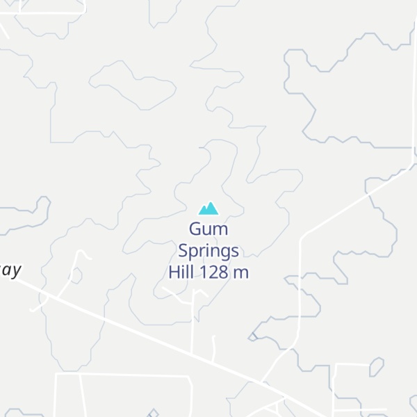 Map of Gum Springs Hill