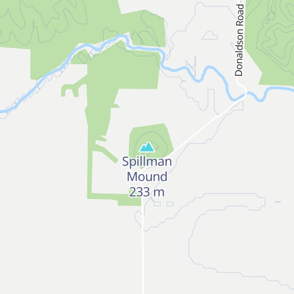 Map of Spillman Mound