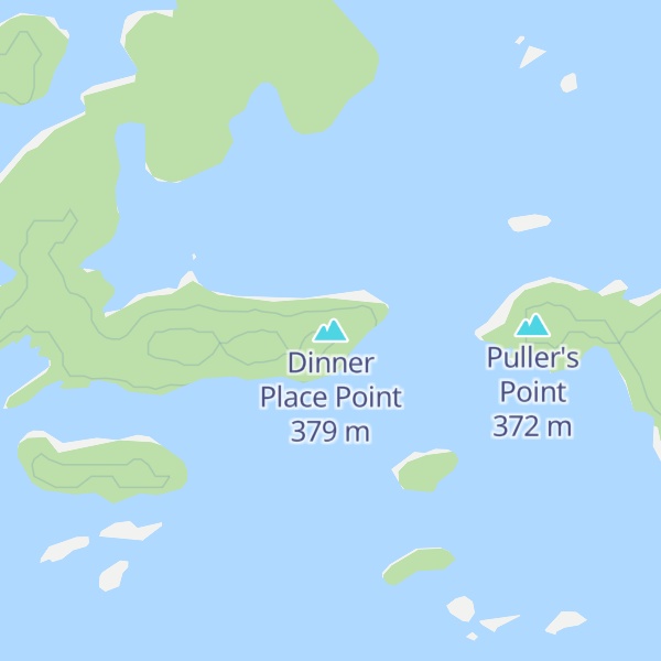 Map of Dinner Place Point