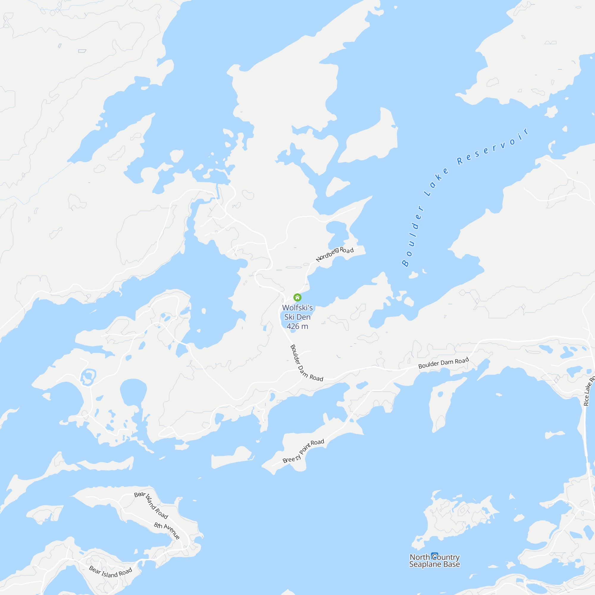 Wolfski's Ski Den map