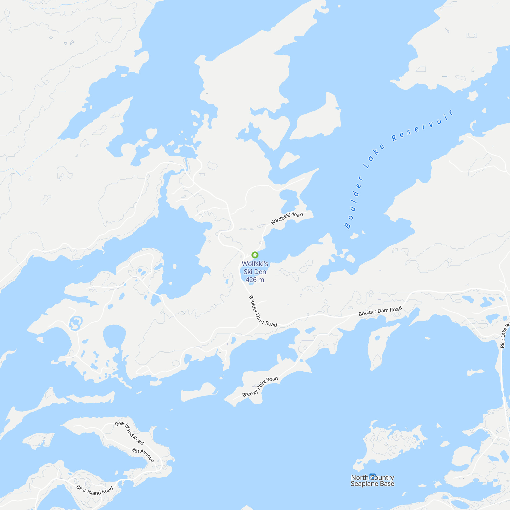 Wolfski's Ski Den map
