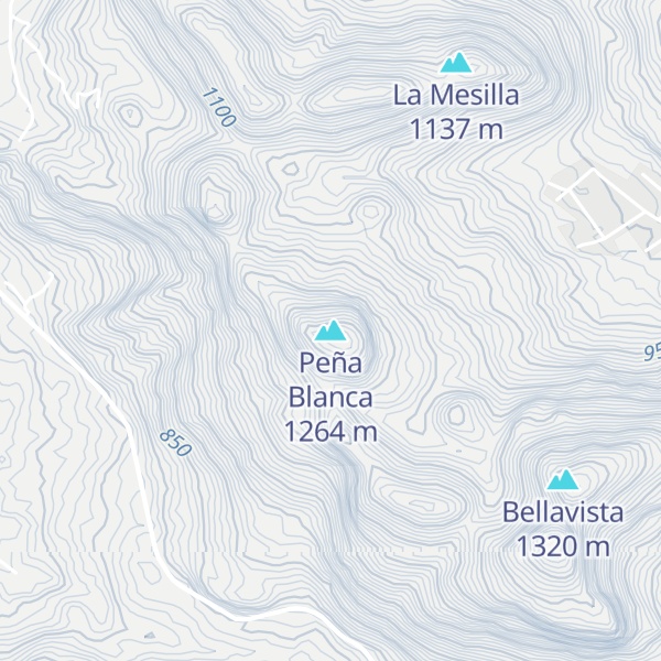 Map of Peña Blanca