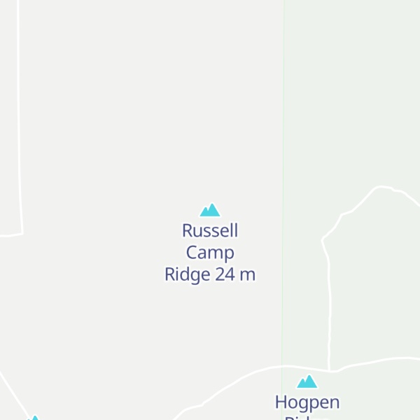 Map of Russell Camp Ridge