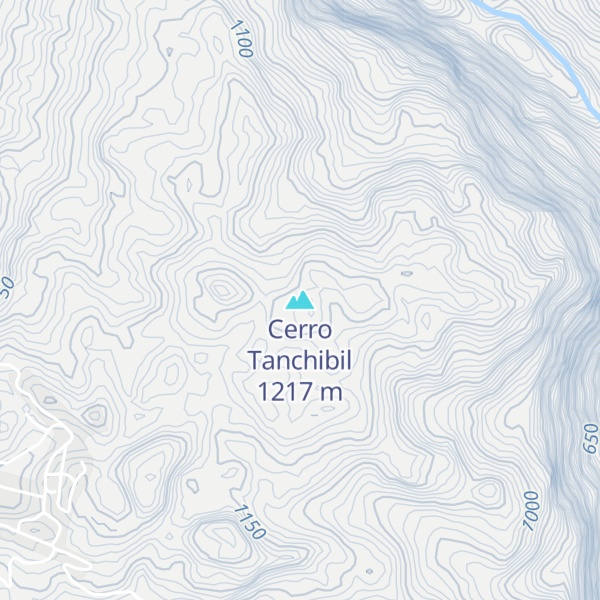 Map of Cerro Tanchibil