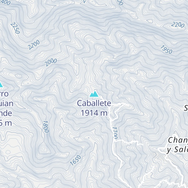 Map of Caballete