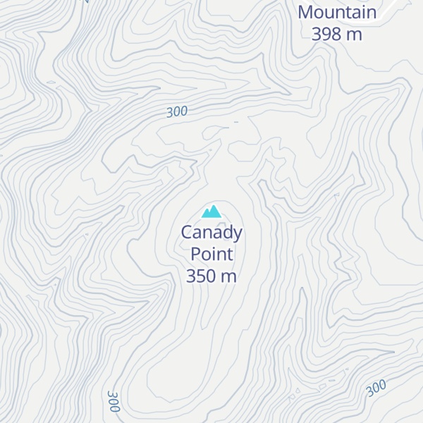 Map of Canady Point