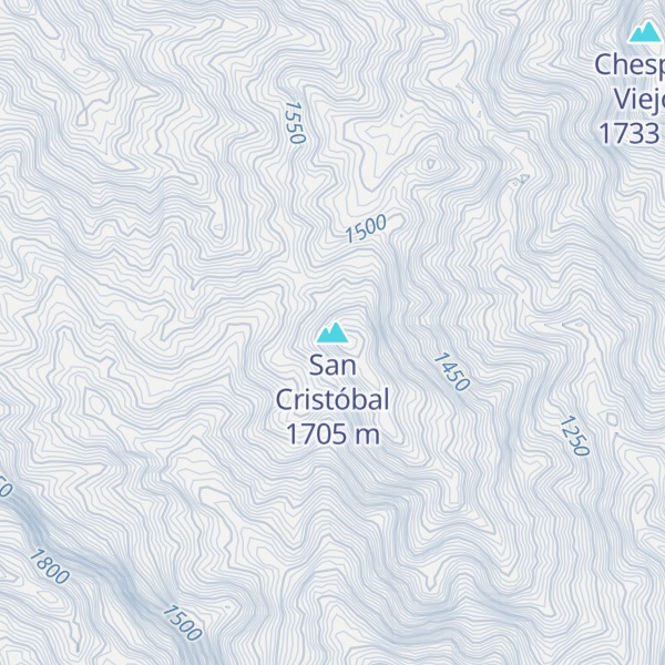 Map of San Cristóbal