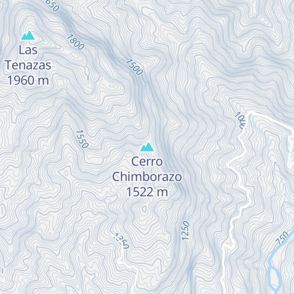 Map of Cerro Chimborazo