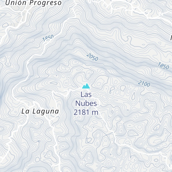 Map of Las Nubes