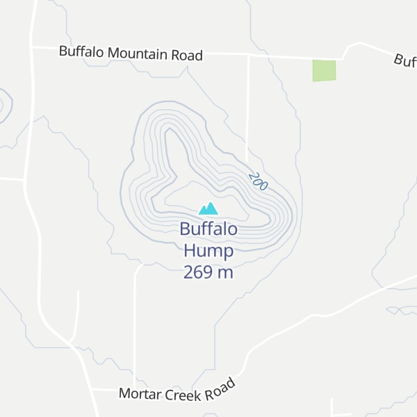 Map of Buffalo Hump