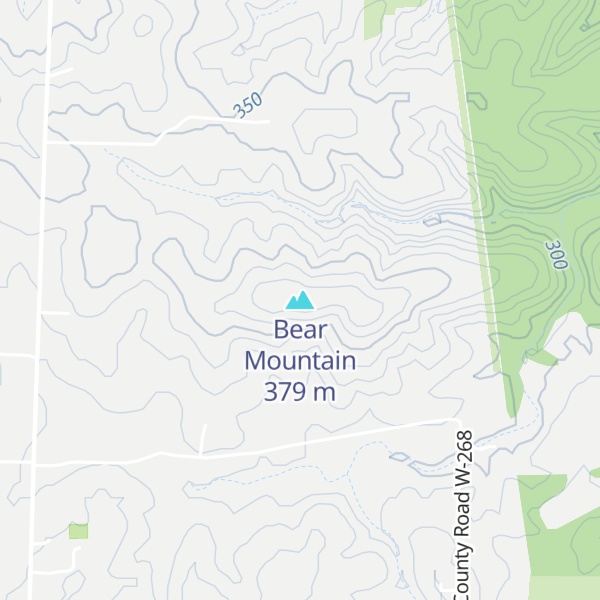 Map of Bear Mountain