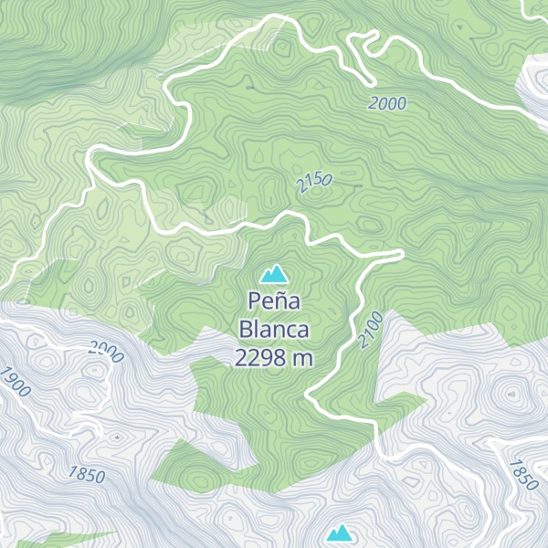 Map of Peña Blanca