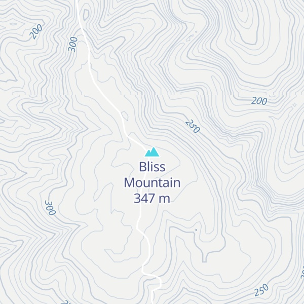 Map of Bliss Mountain
