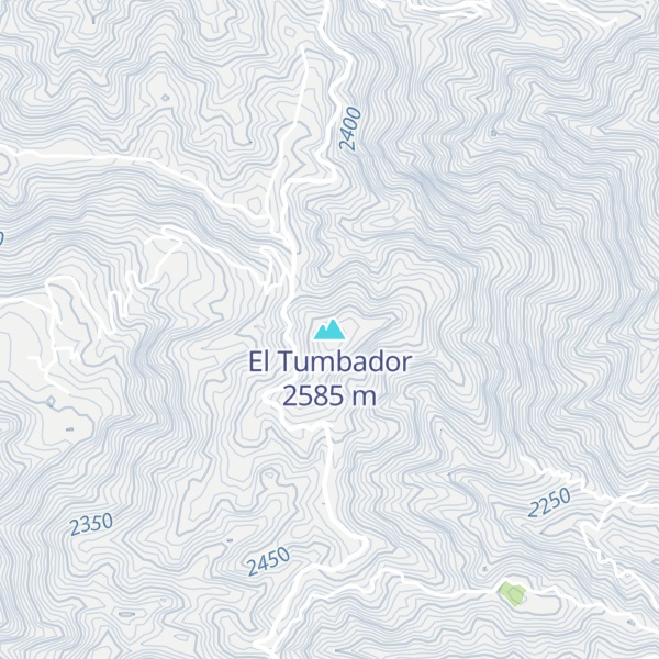 Map of El Tumbador