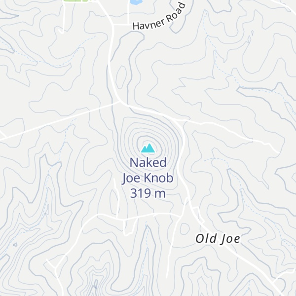 Map of Naked Joe Knob