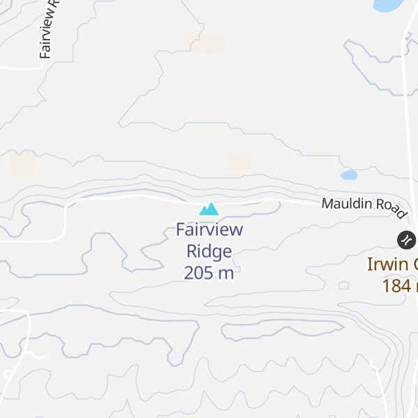 Map of Fairview Ridge