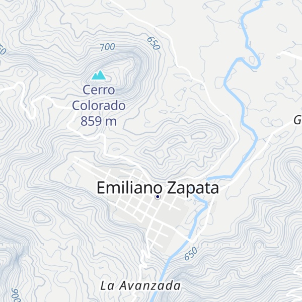 Map of El Nanzal