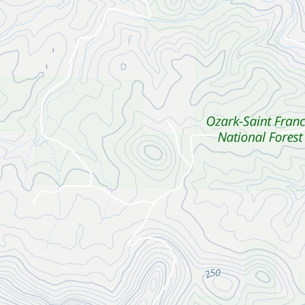 Map of Pretty Hill