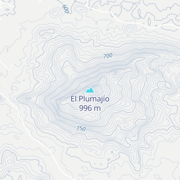 Map of El Plumajío