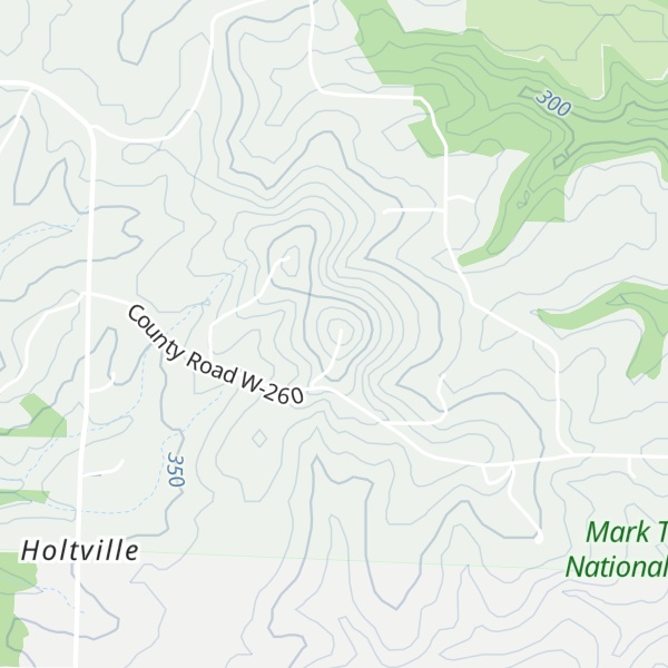 Map of Twin Knobs