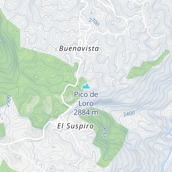 Map of Pico de Loro