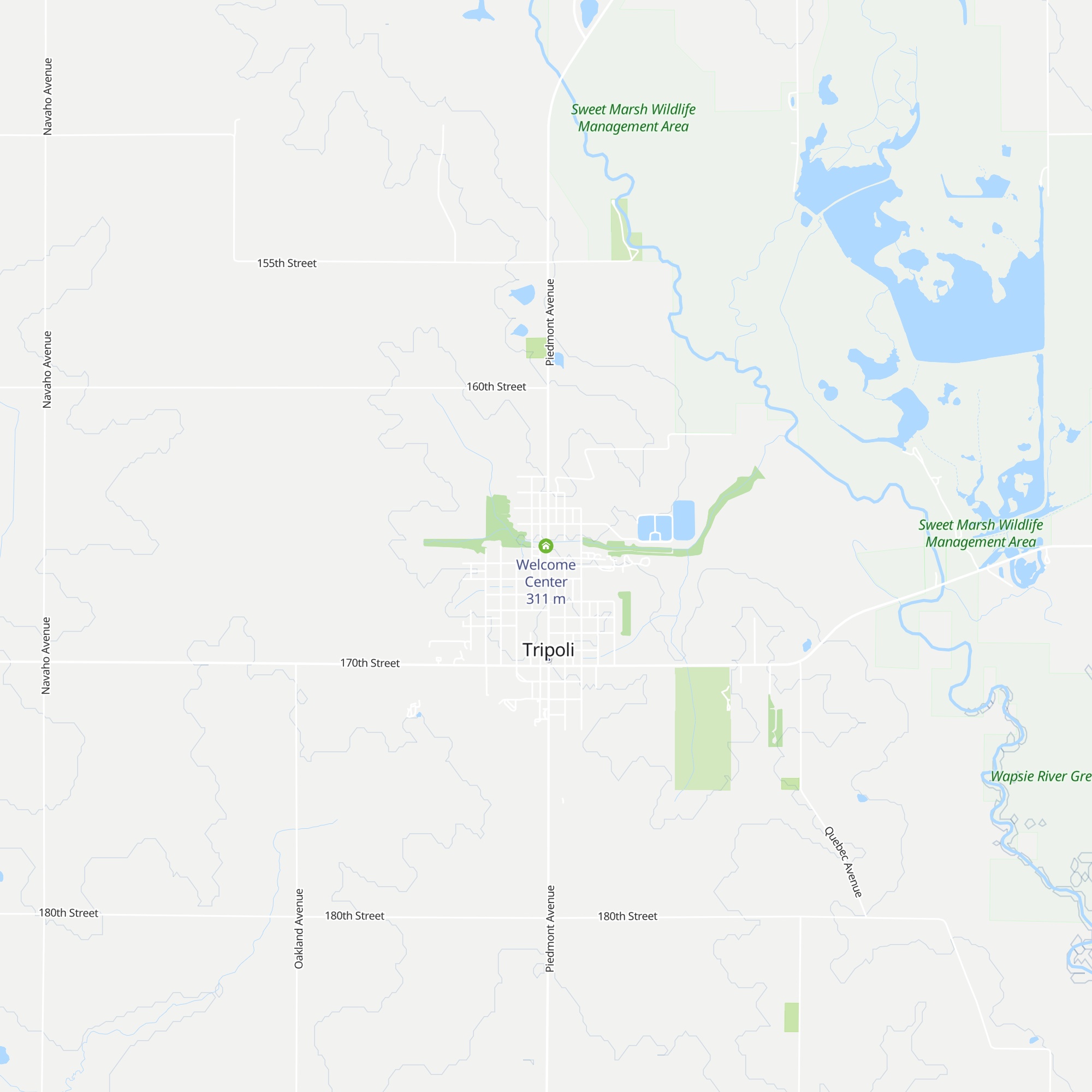 Welcome Center map