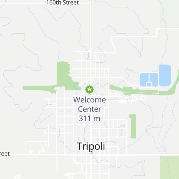 Map of Welcome Center