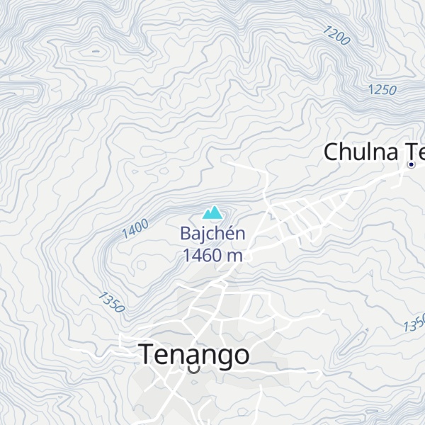 Map of Bajchén
