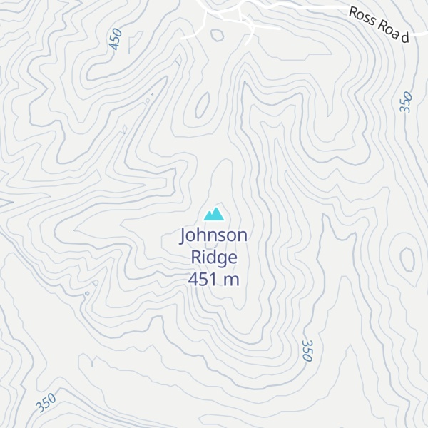 Map of Johnson Ridge