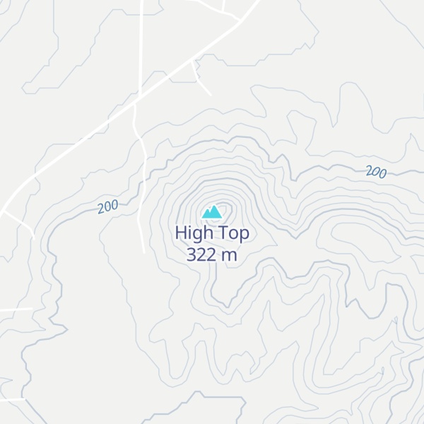 Map of High Top