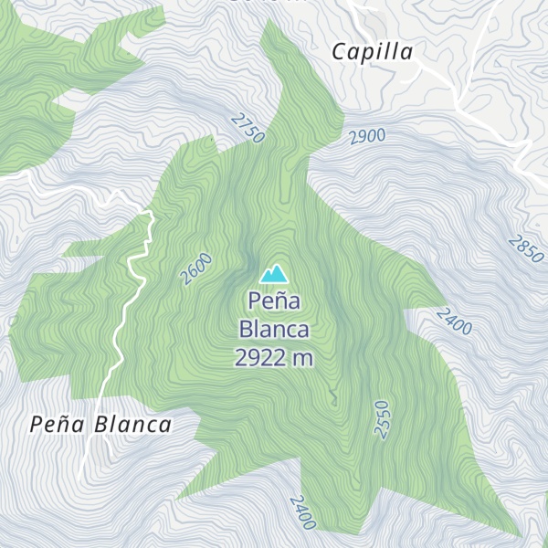 Map of Peña Blanca